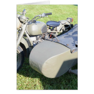 ヴィンテージの軍のオートバイの組合せ