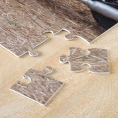 ヴィンテージの軍隊のオートバイ ジグソーパズル (側面)