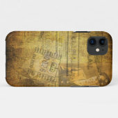 ヴィンテージの軍隊は包装します Case-Mate iPhoneケース (裏面(横))