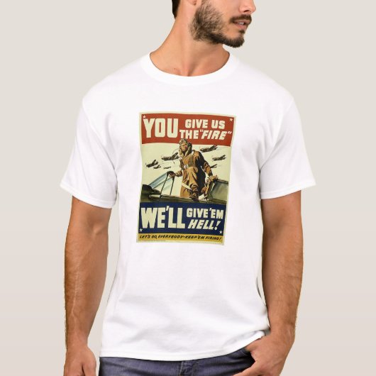 ヴィンテージの軍隊 Tシャツ (正面)