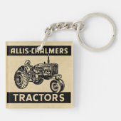 ヴィンテージの農場トラクター キーホルダー (裏面)