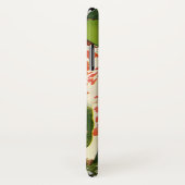 ヴィンテージの農場動物、牛が牧場で飼い主と共に Case-Mate iPhoneケース (裏面/右)