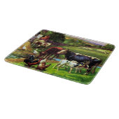 ヴィンテージの農場 カッティングボード (角)