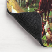 ヴィンテージの農場 マウスパッド (コーナー)