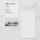 ヴィンテージの農場 名刺 (正面/裏面)