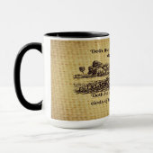 ヴィンテージの農家のアイザイア28のコーヒー・マグ マグカップ (左)