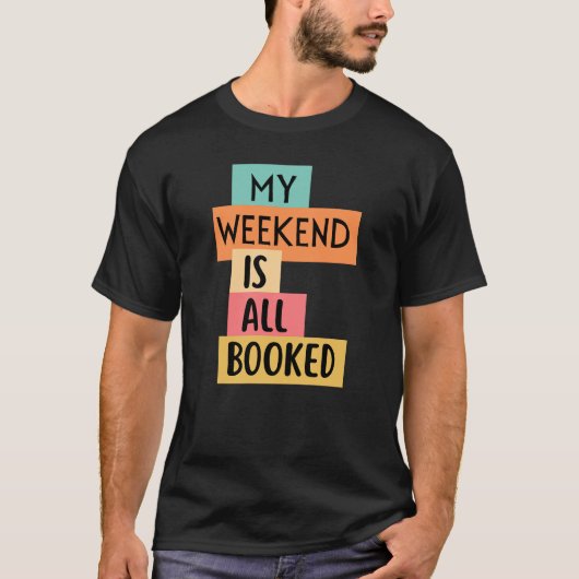 ヴィンテージの週末は満室だ Tシャツ (正面)