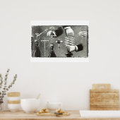 ヴィンテージの違う副詞 ポスター (キッチン)