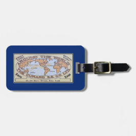 ヴィンテージの遠洋定期船のチケットのバッグのラベル ラゲッジタグ