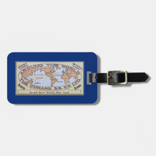 ヴィンテージの遠洋定期船のチケットのバッグのラベル ラゲッジタグ