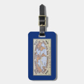 ヴィンテージの遠洋定期船のチケットのバッグのラベル ラゲッジタグ (正面縦)