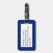 ヴィンテージの遠洋定期船のチケットのバッグのラベル ラゲッジタグ (裏面縦)