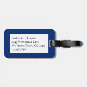 ヴィンテージの遠洋定期船のチケットのバッグのラベル ラゲッジタグ (裏面横)