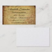 ヴィンテージの郵便はがきの名刺 名刺 (正面/裏面)