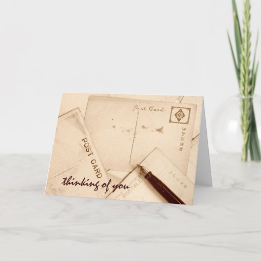 ヴィンテージの郵便はがきカード カード (正面)