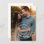 ヴィンテージの郵便料金の保存日付 セーブザデート (正面/裏面)