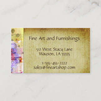 ヴィンテージの都市レトロ 名刺