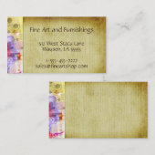 ヴィンテージの都市レトロ 名刺 (正面/裏面)