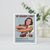 ヴィンテージの配給ポイント ポストカード (スタンド正面)