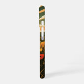 ヴィンテージの野の花の草原 iPhone 16ケース (左側面)