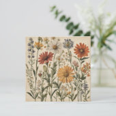 ヴィンテージの野の花 カード (スタンド正面)