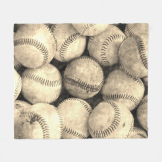 ヴィンテージの野球のフリースブランケット フリースブランケット