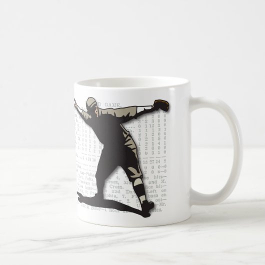 ヴィンテージの野球の水差しのマグ コーヒーマグカップ (右)