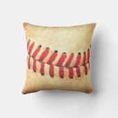 ヴィンテージの野球の球 クッション (裏面)
