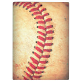 ヴィンテージの野球の球 クリップボード (裏面)