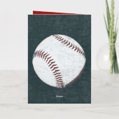 ヴィンテージの野球-ゲームカードをありがとう サンキューカード (裏面)