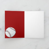 ヴィンテージの野球-ゲームカードをありがとう サンキューカード (内部)