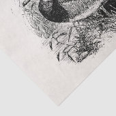 ヴィンテージの野生のマガモはパーソナライズなテンプレートを引込めます 薄葉紙 (詳細)