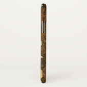 ヴィンテージの野生動物、ベンガルトラが平原を歩く Case-Mate iPhoneケース (裏面/右)