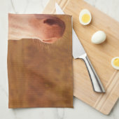 ヴィンテージの野生馬 キッチンタオル (四つ折り)