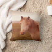 ヴィンテージの野生馬 クッション (ブランケット)