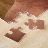 ヴィンテージの野生馬 ジグソーパズル (側面)