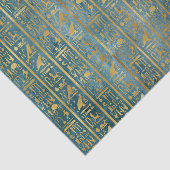 ヴィンテージの金ゴールドのエジプト人の紙のプリント 薄葉紙 (詳細)