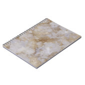 ヴィンテージの金ゴールドの大理石のノート ノートブック (左側)