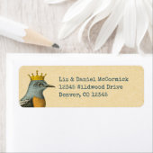 ヴィンテージの金ゴールド冠 ラベル (インサイチュ)