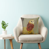 ヴィンテージの金ルビー色のフクロウのMojoの枕 クッション (椅子)