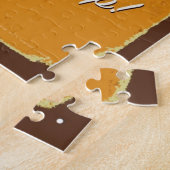 ヴィンテージの金属の印-ココア ジグソーパズル (側面)