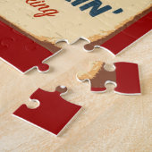 ヴィンテージの金属の印-パパのBBQ ジグソーパズル (側面)