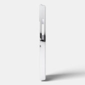 ヴィンテージの金属製ガーデンチェアが雪でいっぱい Case-Mate iPhoneケース (裏面 / 左)