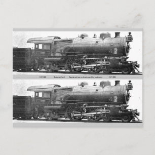 ヴィンテージの鉄道写真のしおり ポストカード