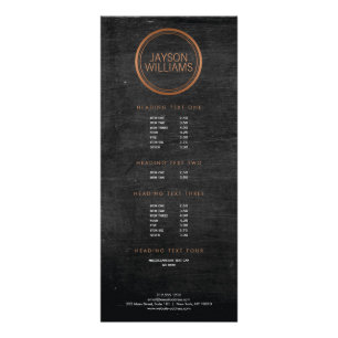 ヴィンテージの銅の円の棚カード ラックカード