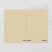 ヴィンテージの鐘とイースターのユリ ポストカード (裏面)