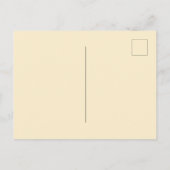 ヴィンテージの鐘と果実の新年おめでとう ポストカード (裏面)