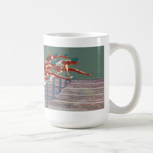 ヴィンテージの陸上競技のコーヒー・マグ コーヒーマグカップ (右)