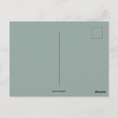 ヴィンテージの雛がイースター卵を届ける ポストカード (裏面)