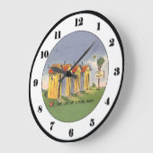 ヴィンテージの離れ家の時計 ラージ壁時計 (傾斜)